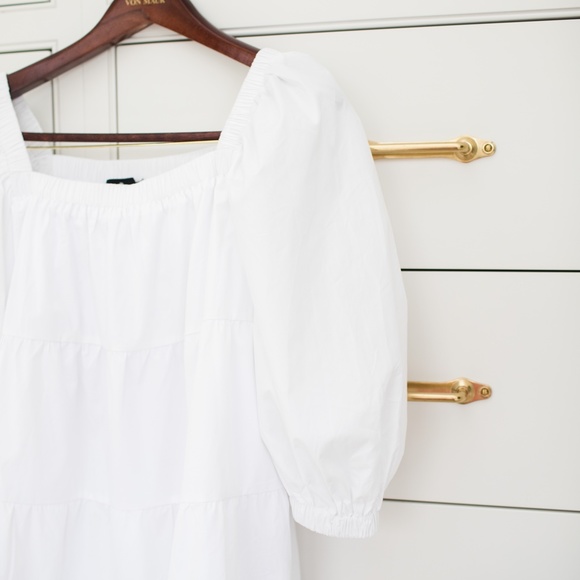 Tuckernuck Pomander Place White Halile Tiered Dress Size Small NWOT - Picture 8 of 12